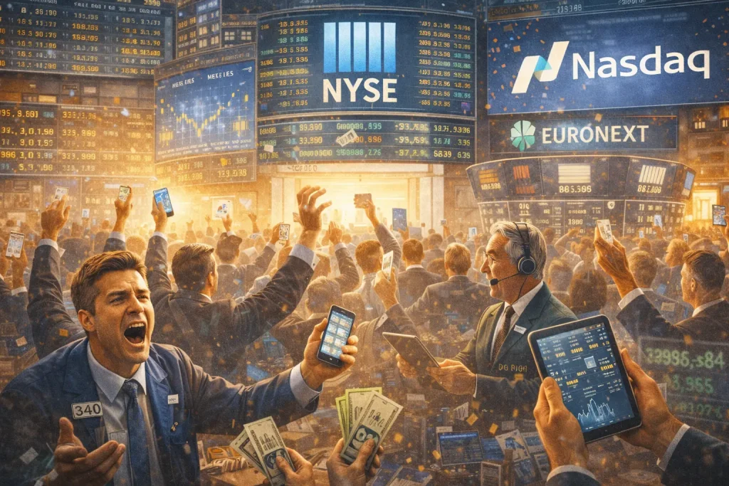 As bolsas de valores